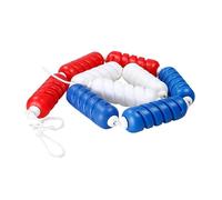 ZFNELYHHOW Ligne de séparation de Couloir de Piscine 18 m, Ligne de sécurité Flottante réglable avec bouées, Fil d'acier Durable et Nylon pour piscines enterrées, Balise de nage Facile à inst