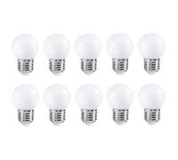 ZFQ E27 Ampoule LED 2W Blanc Froid, Imperméable, 2W G45 Ampoule Écoénergétique, Ampoule Mini Globe, pour Noël, Halloween, Décoration de Fête de Mariage, AC 220-240V, 10 Paquets