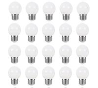 ZFQ E27 G45 Ampoule LED 2W Blanc Froid, Lampe de golf E27 LED, ampoule à économie d'énergie équivalente à une ampoule à incandescence de 20W, AC 220-240V, 20 packs