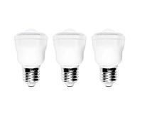 ZFQ Lot de 3 Ampoules à détecteur de mouvement PIR avec Culot E27, 2W, Équivalent Incandescence 30W, Blanc Froid 6500K, Veilleuse Automatique On/Off pour Couloir, Cour, AC 220-240V, Non dimmable