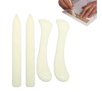 ZFRITP 4 Pièces Plioir en Os pour Papier,Plioir en os pour Papier, Plioir,Plioir en Os pour Papier,Fabrication De Cartes,Plioir en Os Scrapbooking,Fournitures De Bureau Et Travaux Manuels.