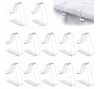 ZFRITP Ensemble De 12 Pince Nappe,Pince pour Nappe De Table,Pinces À Nappe en Plastique Transparent, Adaptées Aux Tables De 3,5 À 5 Cm D'Épaisseur, pour, Mariages, Restaurants Et Accroche Nappe