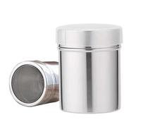 ZFRITP Saupoudreuse Sucre Glace, Saupoudreuse Cacao, Sucre De Coco, Sucrier Pour Sucre En Poudre, Shaker Chocolat En Poudre En Inox, Boite A Sucre En Poudre Pour Dragées De Cacao Et De Café 5x7cm