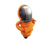 ZFSEF Couvercle Pommeaux Levier de Vitesse de Voiture pour Renault Arkana CMF-B LJL 2020-2025, Universel Hoodie Sweat Pommeau de Vitesse,Orange