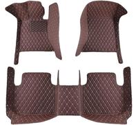 ZFSEF Tapis Sol Voiture Cuir pour Mercedes-Benz E Class Cabriolet A238 2013-2025, Imperméable Antidérapant Moquette Protection Tampon Accessoires,Coffee
