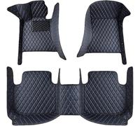 ZFSEF Tapis Sol Voiture Cuir pour Mercedes-Benz E Class Cabriolet A238 2013-2025, Imperméable Antidérapant Moquette Protection Tampon Accessoires,Black-Blue
