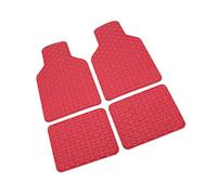ZFSEF Tapis Voiture Cuir PU pour Lexus NX 300t 2017-2021, Universels Imperméables et Antidérapants Doublure Mats Accessoires,Red