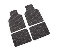 ZFSEF Tapis Voiture Cuir PU pour Mercedes AMG GT 63 S 2022-, Universels Imperméables et Antidérapants Doublure Mats Accessoires,Black-Beige