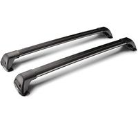 ZFSMHLH 2 Pièces Galerie de Toit pour Volvo XC90 2015-2022 2023 2024, Barres De Toit Porte-Bagages Voiture en Aluminium Transversales Toit Accessoire Voiture,Black