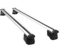 ZFSMHLH 2 Pièces Galerie de Toit pour Volvo XC90 2015-2022 2023 2024, Barres De Toit Porte-Bagages Voiture en Aluminium Transversales Toit Accessoire Voiture,Black+Silver