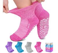 ZFSOCK Chaussettes Diabétiques Antidérapantes Femme: Chaussettes de Bambou Extra Large Sans Elastique Sans Couture Homme Non Comprimantes Pieds Gonflés multicolore 3 Paires 39-42