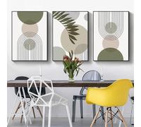 ZFTCN Lot de 3 posters muraux modernes - Paysage naturel - Queue de chat - Poster botanique abstrait - Bohème - Décoration - Sans cadre (3 pièces, 60 x 90 cm, poster 8)