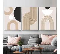 ZFTCN Lot de 3 posters muraux, style bohème, abstraits, dessin au trait de femme, feuilles botaniques abstraites imprimées, sans cadre, poster 04, 3 pièces - 50 x 70 cm