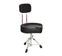 ZFUCMAYL Tabouret Selle avec Pédale, Chaise Selle Pivotante À 360°, Chaise Ergonomique avec Support Dorsal, Tabouret De Coupe Pivotant for Bureau, Salon, Boutique(45-65cm)