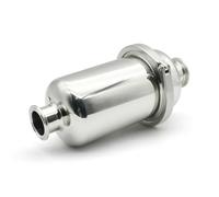 ZFUWWA 1pcs 51mm Tri Clamp Inline Filter - 316 SS Brewing Filter 64mm OD x 235mm - Microporous for Beer/Food/Beverage Applications(400 Mesh)
