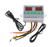 ZFX - ST3012 Contrôleur de température numérique intelligent, thermostat à -ordinateur à double affichage, plage étendue de -50 ℃ à 110 ℃ avec sonde NTC10K pour systèmes 12 V (220V)