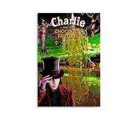 ZFXYSCFC Poster sur toile Charlie et la chocolaterie - Style classique populaire de films et séries télévisées - Décoration murale pour chambre à coucher - 30 x 45 cm - Style sans cadre