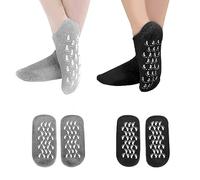 ZFYOUNG Lot de 2 paires de chaussettes hydratantes en gel hydratant pour spa et pédicure pour talons secs fissurés, callosités, chaussettes en gel pour réparation