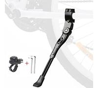 ZFYQ Béquille de vélo en Aluminium avec clé hexagonale et Cloche de vélo, universel réglable Support pour 24”-27” Bicyclette