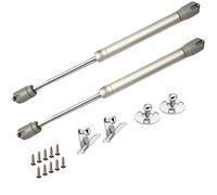 ZFYQ Vérins à Gaz Hydrauliques, 100N/10kg Amortisseur à Gaz pour Levage de Porte Armoire Meuble Cuisine Amortisseur Charniè, Lot de 2