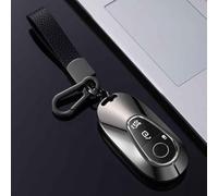 ZFZFC Coque de Clé de Voiture pour Benz C-Class C200L C260L 2022, Portable Voiture Clé Protection Étui Telécommande Clé Protecteur Accessoires,Einheitsgröße-C Black