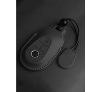 ZFZFC Coque de Clé de Voiture pour Benz C260L 2022 2023 2024, Portable Voiture Clé Protection Étui Telécommande Clé Protecteur Accessoires,Einheitsgröße-A Black
