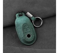 ZFZFC Coque de Clé de Voiture pour Benz S-Class S350L S400L S450L S500L C200 C260 2020-2024, Portable Voiture Clé Protection Étui Telécommande Clé Protecteur Accessoires,Einheitsgröße-B Green