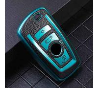 ZFZFC Coque de Clé de Voiture pour BMW M6 2013-2019, Portable Voiture Clé Protection Étui Telécommande Clé Protecteur Accessoires,Normal-C Green