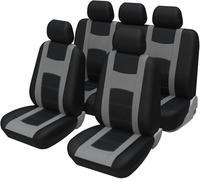 ZFZFC Ensembles de Housses de Siège Voiture pour Mini Countryman One Cooper Cooper S Cooper SE, Auto Sieges Housse de Protection Avant Arrière Confortables Couvre Sieges,B-Grey