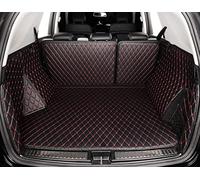ZFZFC EntièRement Entouré Tapis de Coffre Voiture pour Volvo EX30 2023 2024 2025, Cuir AntidéRapant ImperméAble à Couverture Plancher Doublure,C-Black+Red