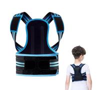 ZGantrix Correcteur De Posture pour Le Dos Droit pour Enfants Et Adolescents Ceinture Lombaire Ajustable Corset Orthopédique Scoliose Infantile Correction De La Cyphose(Blue,XS)