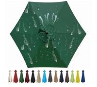 ZGantrix Housse de Rechange pour Parasol 200cm 250cm 270cm 300cm Toile Parasol d'extérieur À 6 Baleines Auvent de Rechange pour Parasol de Terrasse Tissu de Polyester(L47,3.0M 9.8ft/6 Ribs)