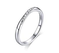 ZGBQHQN 925 Bonnes de doigt de zircone cubique éblouissante pour femmes Jewelry Chic
