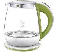ZGBQHQN Bouilloires pour l'eau bouillante, 1,5 L de température de température Lumière LED, Bouilloire sans Fil, Voiture-Out, 100% BPA Bouilloire pour café, thé, Expresso/Bleu élégant