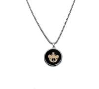 ZGBQHQN Collier pendentif mignon petit ours pour femmes Titanium Steel Gold Color Chain Choker Fashion Luxury Teen Girl Bijoux Cadeaux