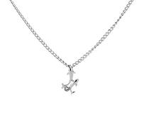 ZGBQHQN LOVE Collier Dolphin Crystal Animal Dolphin Bijoux Pendant Collier pour femmes Party Anniversaire de mariage avec boîte-cadeau