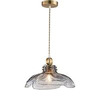 ZGBQHQN Lustres LED, Luxe léger Luxe en Verre d'art Post-Moderne Lustre en Verre Moyen français Baies Baie vitrée baigne Simple Balcon Coucher Coucher lit Lampe Suspendue de la Lampe de Cuisine
