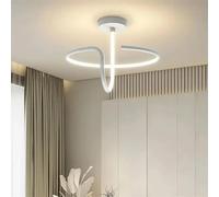 ZGBQHQN Plafond LED Moderne Lumière Minimaliste Minage du Plafond LED Chandelier pour Salle à Manger Master Bedroom Home lustrer Le Plafond des plafonniers 1pcs (Blanc D42cm, Blanc Frais (Pas de RC))
