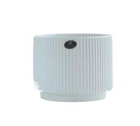 ZGBQHQN Pots de Fleurs en céramique Flowerpot Extra Grand Calibre Phalaenopsis Pot de Fleur avec Plateau en intérieur Suspendu orchidée Verte Roses Plant