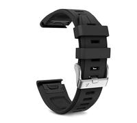 ZGBQHQN Pour Fenix 7s Plus Band Silicone Sport Watch Bands pour FENIX 5S / FENIX 7S / FENIX 6S / FENIX 6S Pro / D2 Delta S Smart Watch Band Silver Buckle