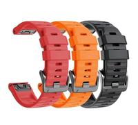 ZGBQHQN Pour Fenix 8x Band 26 mm Bands de montre pour FENIX 6X PRO/FENIX 5X / FENIX 5X Plus/FENIX 7X / FENIX 3 / HR/TACTIX/DESCENT MK1 / D2 DELTA PX / D2 CHARLIE 3PCS