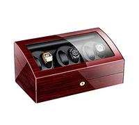 ZGBQHQN Regarder Automatic Rotate Watch Winder 6 + 7 Boîte de Stockage Boîte en Cuir Boîte de Montre mécanique Autonome avec Moteur Silencieux 5 Modes réglables