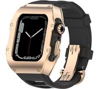 ZGBQHQN Sangle de montre Watch Watch 316L en acier inoxydable Premium , pour 45 mm 44 mm , Band de montre en caoutchouc de lunette métal
