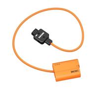 ZGCINE D-Tap for Nikon EN-EL15 Dummy Battery,60cm Cable, Rotated 180° D Tap for Nikon D7000, D7100, D7200, D7500, D800, D800E, D500, D600, P520, D810A, D850, P530, D610, D810, D750, Z6, Z7