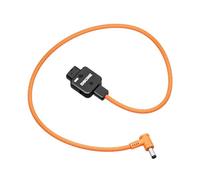 ZGCINE DT-DC D-Tap to DC 5.5x2.5 Power Cable, 60cm Braided Cable, Rotated 180° D Tap for V Mount Battery, Camera, Monitor, Light