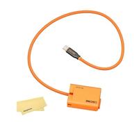 ZGCINE PD-EL15 Câble Batterie Factice USB-C PD vers EN-EL15 pour Nikon D7100 D810 D7500 Z6 II Zf, 60cm, Entrée 9V-12V