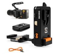 ZGCINE Plaque de Batterie V Montable Pliable, Solution de Montage Tout-en-Un pour Appareils Photo sans Miroir/DSLR, Plaque Modulaire pour Arca, Compatible avec ZGCINE NEEWER SmallRig Batterie V Mount