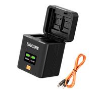 ZGCINE PS-E17 Chargeur de Batterie Appareil Photo pour LP-E17 - Chargeur Rapide avec USB-C PD Charge Rapide Écran OLED Slots SD/TF/CFExpress pour EOS R50 R8 R10 RP M6II 750D 850D