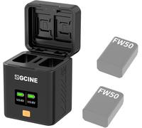 Zgcine Ps-Fw50 Dual Usb-C Charger Case Box With Pd Fast Charging For Sony Np-Fw50 Battery, Compatible With Sony A6500, A6300, A6000, A7, A7S, A5100, A5000, A7R, A7 Ii & More, Not Built-In Ba[Z1080]