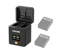 ZGCINE PS-W126 Dual USB-C Charger Case Box with PD Fast Charging, Compatible with Fuji XT30II X100VI X-M5 XS10 XT3 XT2 XT1 XT30 XT20 XT10 X100V XT200 XT100 X100F XA7 XE3 XPro3 XPro2 XPro1 XE1 XE2 XE2S